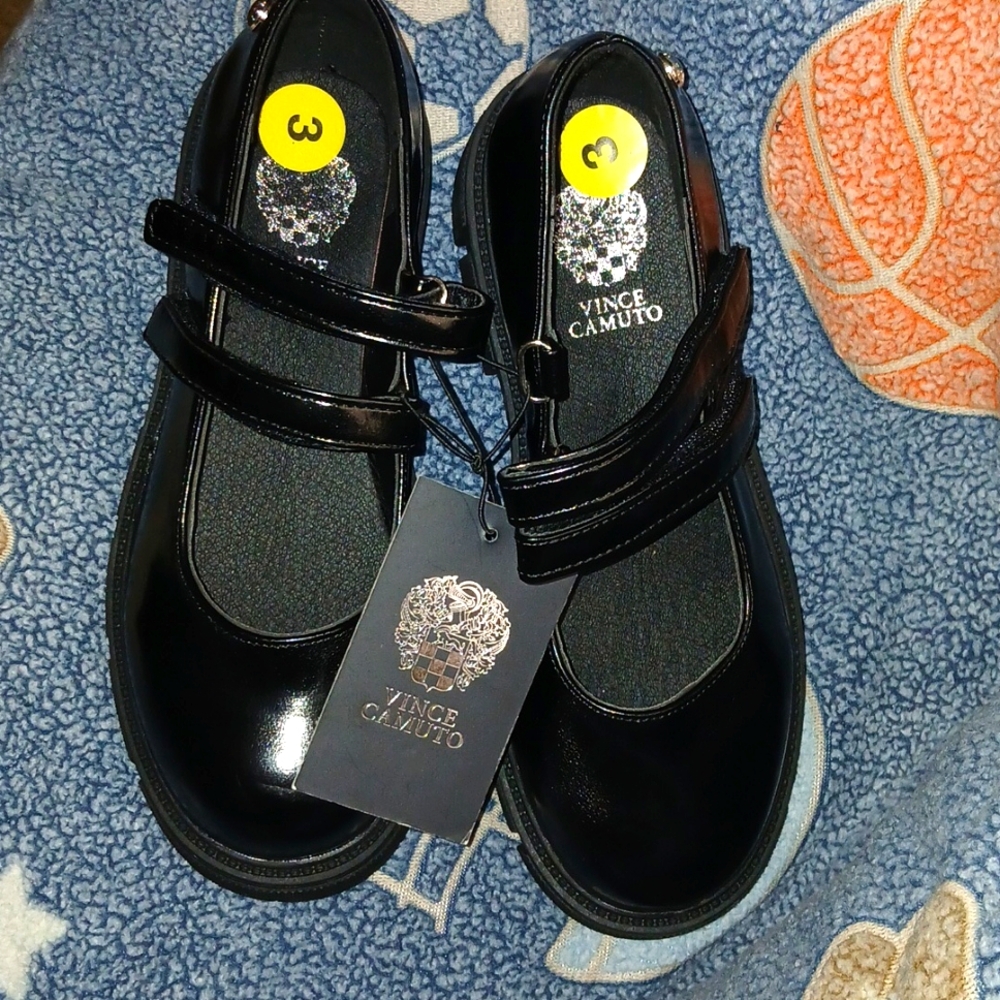 Vince Camuto Girls Black Shoe